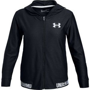 ⭐️BOGO⭐️Girls Under Armour Black Zip-up Jacket